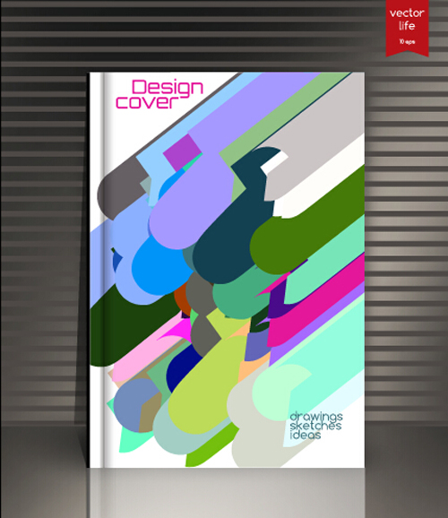 Book cover modern design vector 11 modern cover book   