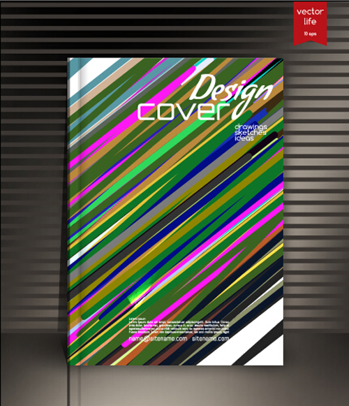 Book cover modern design vector 01 modern cover book   