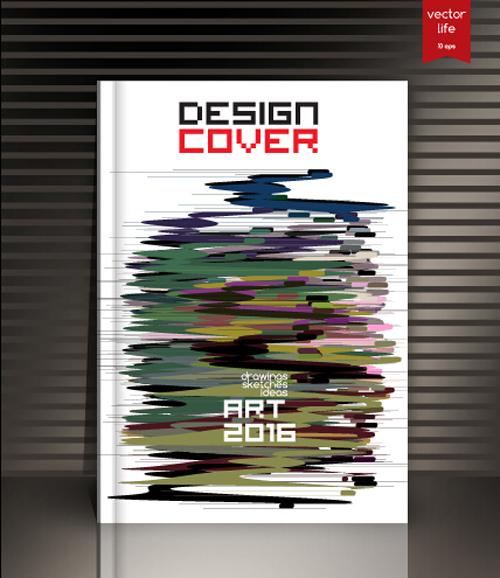 Book cover modern design vector 10 modern cover book   