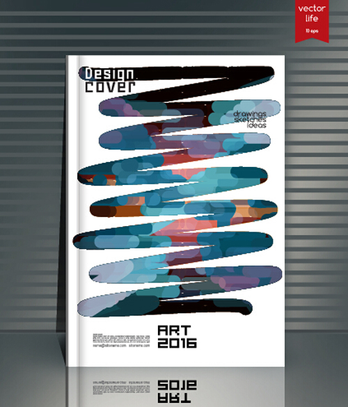 Book cover modern design vector 18 modern cover book   