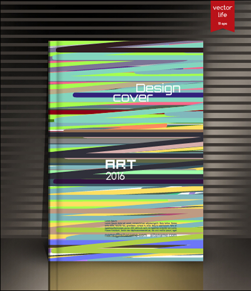 Book cover modern design vector 08 modern cover book   