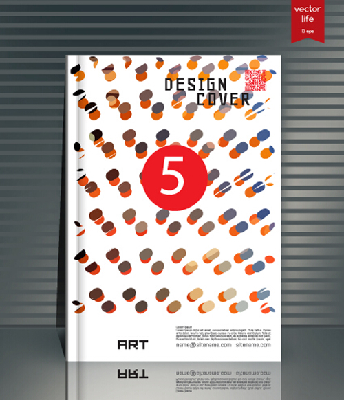 Book cover modern design vector 17 modern cover book   