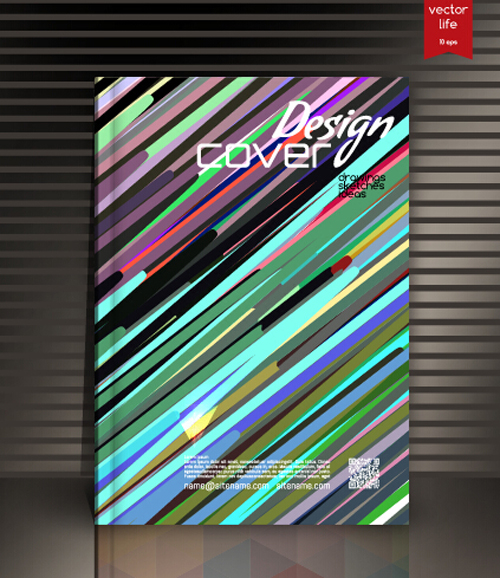 Book cover modern design vector 07 modern cover book   