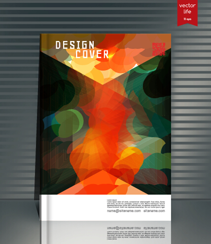 Book cover modern design vector 06 modern cover book   