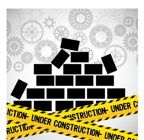 Under construction warning background vector set 13 warning Under construction background   