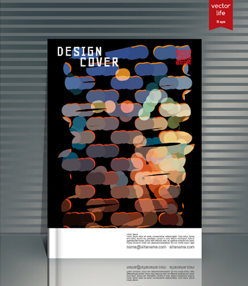 Book cover modern design vector 14 modern cover book   