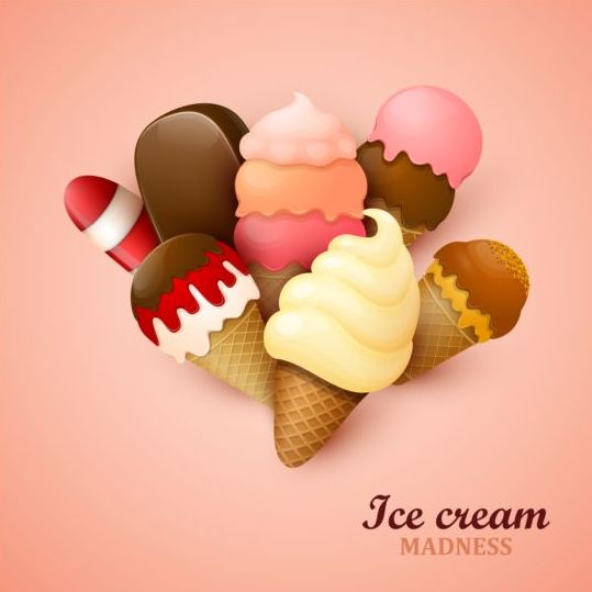 Ice cream with pink background vector 01 pink ice cream background   
