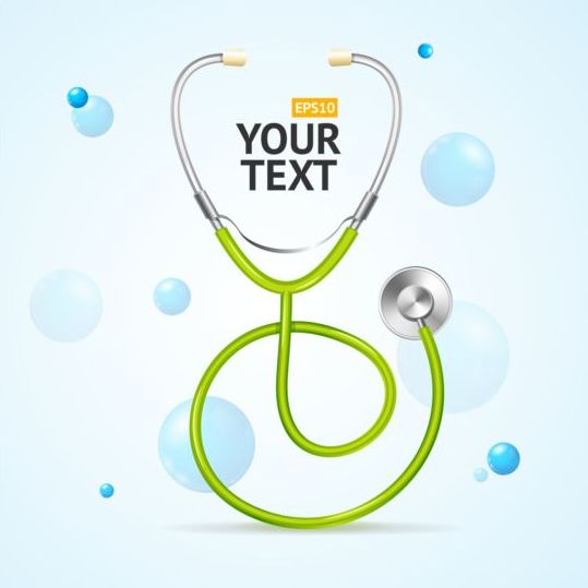 Medical background with stethoscope vectors material 01 stethoscope medical background   