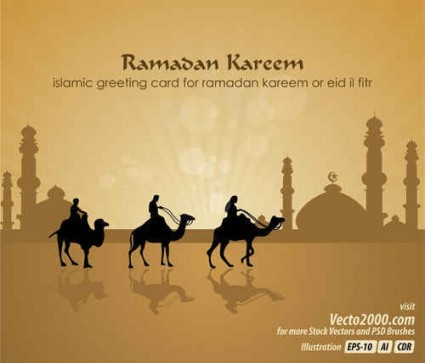 Mosque with camels background vector design mosque design camels background   