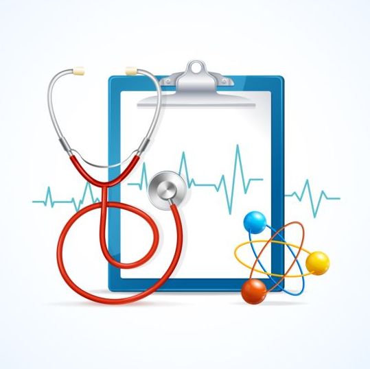 Medical background with stethoscope vectors material 08 stethoscope medical background   