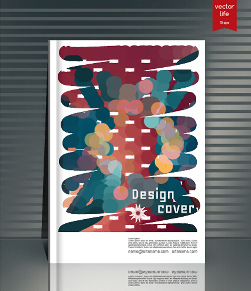 Abstract styles botebook cover design vector 11 styles cover botebook abstract   