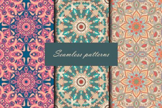 Beautiful decor seamless pattern vector 08 seamless pattern decor beautiful   