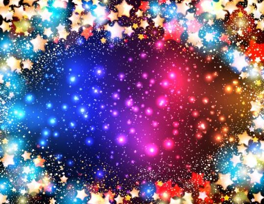 Shining star with halation background vector material 11 star shining halation background   