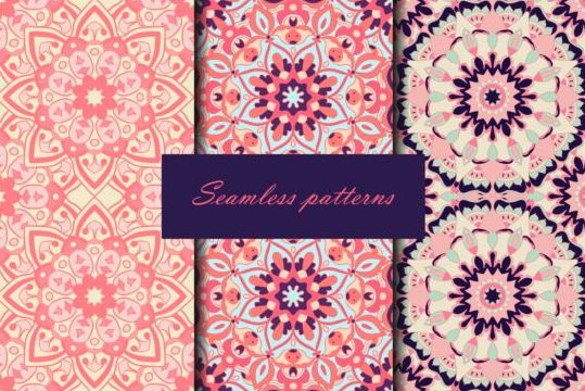 Beautiful decor seamless pattern vector 05 seamless pattern decor beautiful   