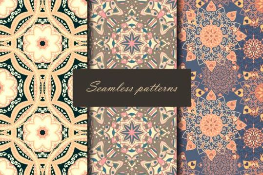 Beautiful decor seamless pattern vector 03 seamless pattern decor beautiful   