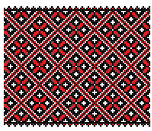 Ukrainian styles embroidery pattern vectors 13 Ukrainian styles pattern embroidery   
