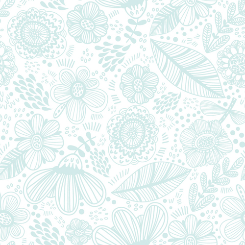 Floral gentle pattern hand drawn vector 04 pattern hand drawn gentle floral   