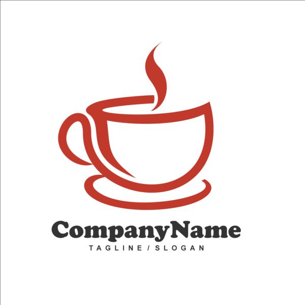 Tea red logos design vector tea red logos   