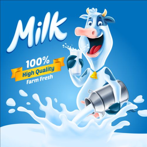 High quality milk poster vector 02 quality poster milk high   