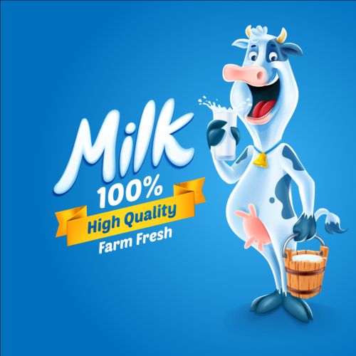 High quality milk poster vector 01 quality poster milk high   