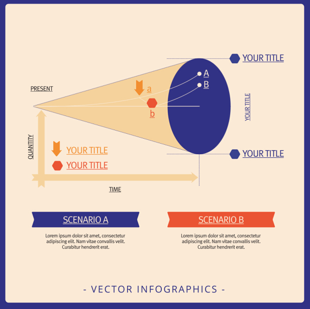 Infographics matrix template vectors 13 template matrix infographics   