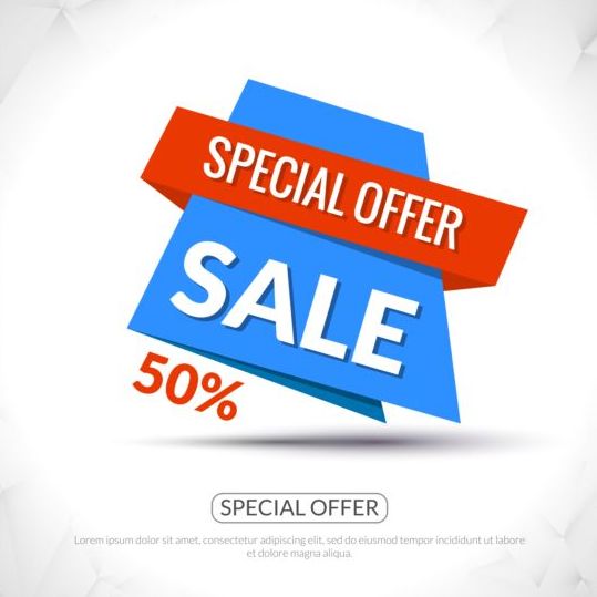 Special offer sale labels vector 10 special sale offer labels   