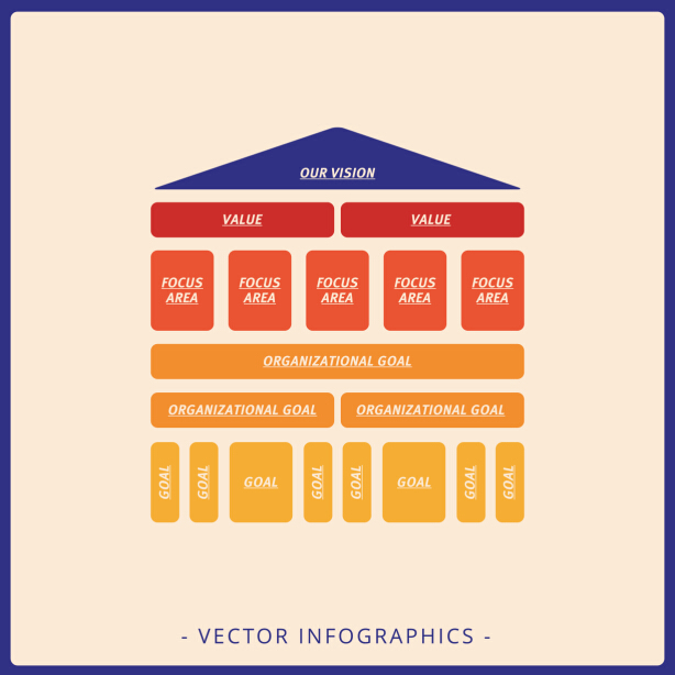 Infographics matrix template vectors 10 template matrix infographics   