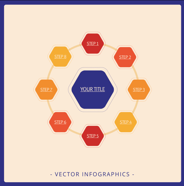 Infographics matrix template vectors 09 template matrix infographics   