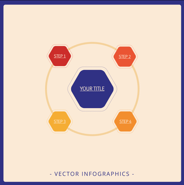 Infographics matrix template vectors 08 template matrix infographics   