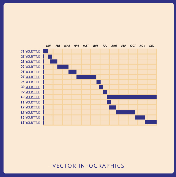 Infographics matrix template vectors 17 template matrix infographics   