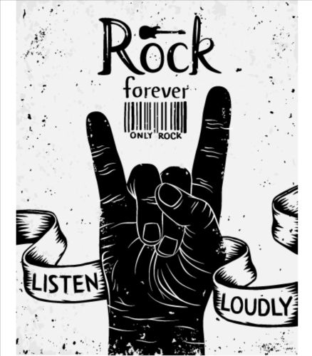 Vintage rock festival poster vector 01 vintage rock poster festival   