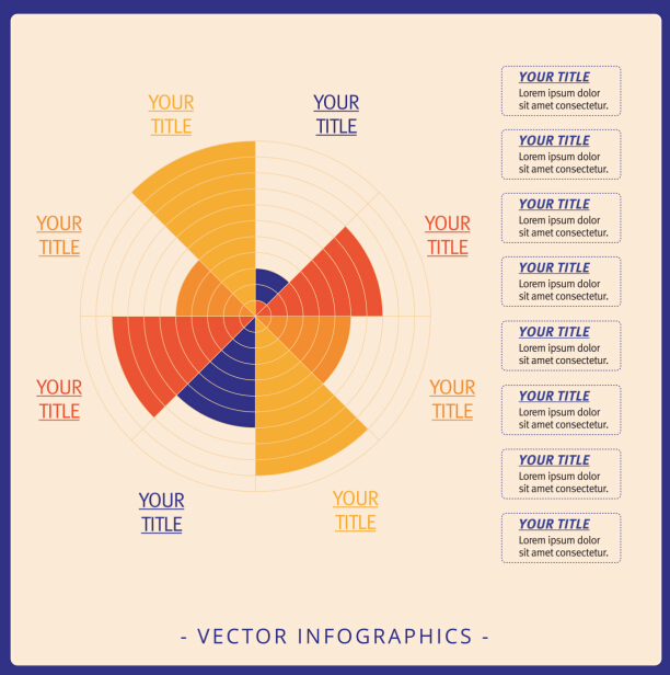 Infographics matrix template vectors 07 template matrix infographics   