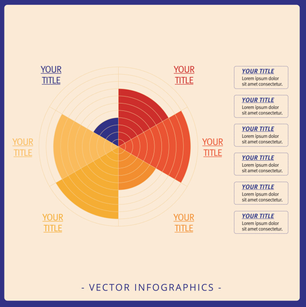 Infographics matrix template vectors 06 template matrix infographics   