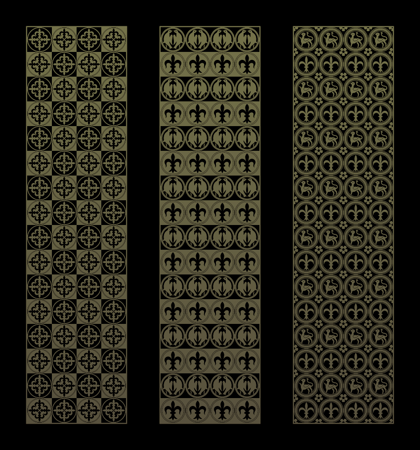 Gothic ornament banners vector set 04 ornament Gothic banners   