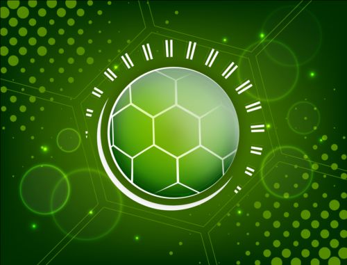 Green styles soccer background vector 05 styles Soccer green background   