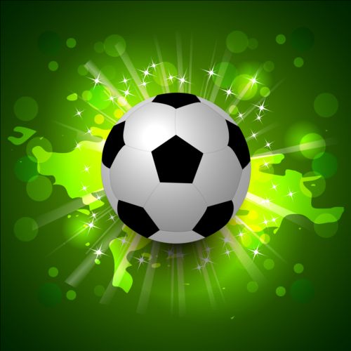 Green styles soccer background vector 04 styles Soccer green background   