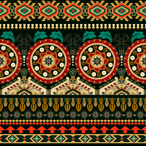 Decorative ornamental pattern seamless vector 05 seamless pattern ornamental decorative   