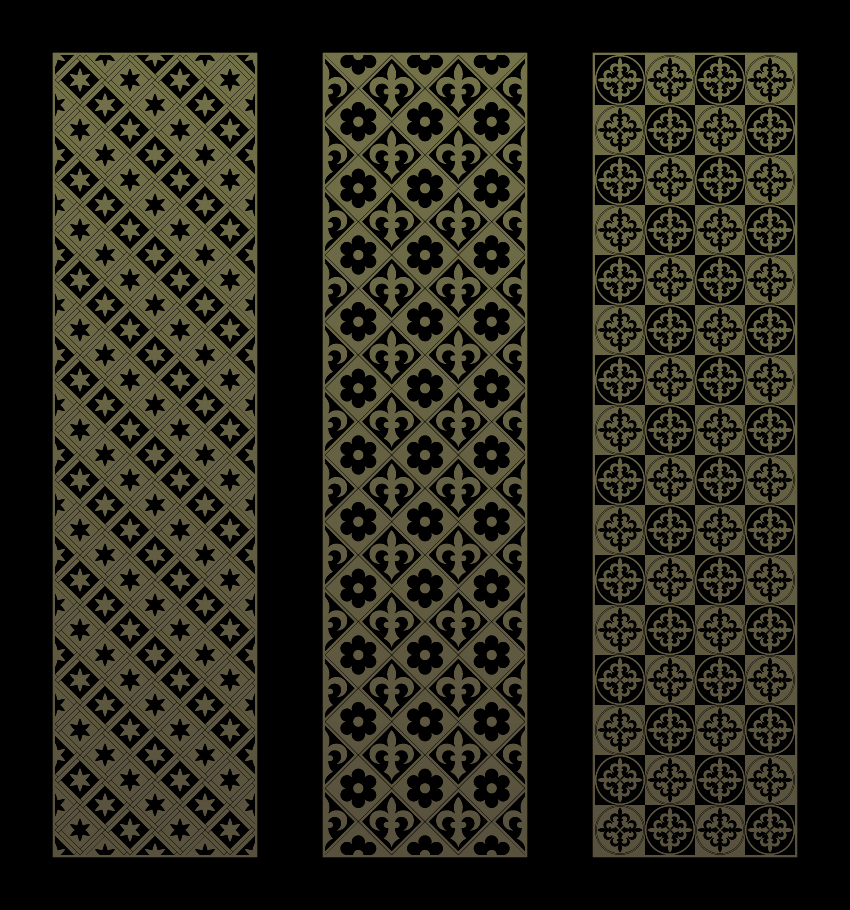 Gothic ornament banners vector set 01 ornament Gothic banners   