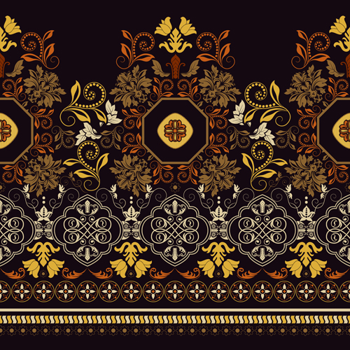 Decorative ornamental pattern seamless vector 02 seamless pattern ornamental decorative   