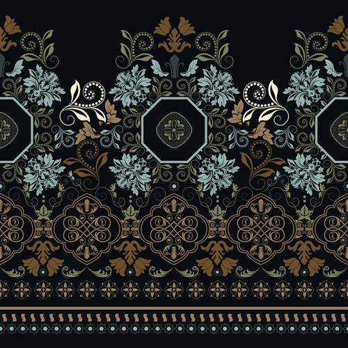 Decorative ornamental pattern seamless vector 01 seamless pattern ornamental decorative   