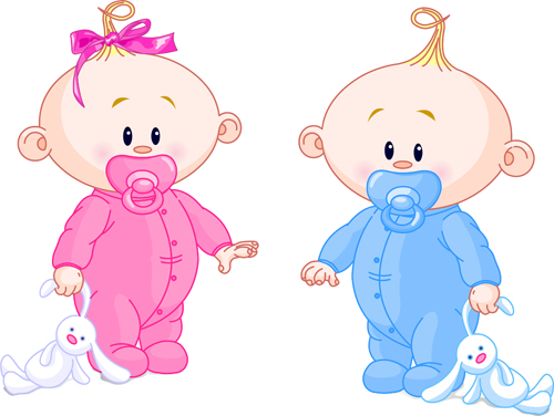 Cartoon cute baby vector illustration 07 illustration cute cartoon baby   