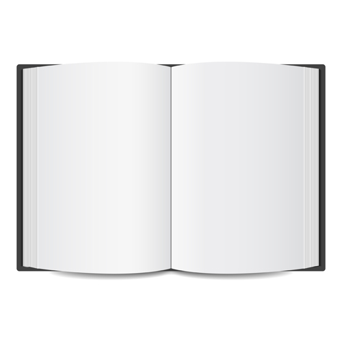 Open book blank design vector 01 open book blank   