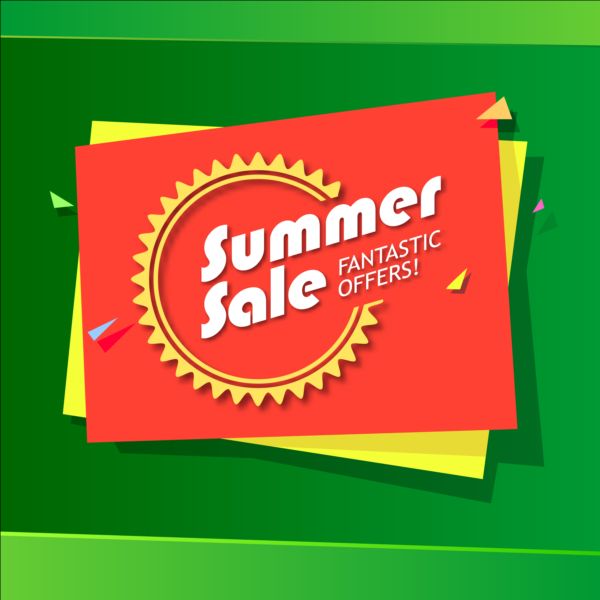 Summer sale background with colored peper vector summer sale peper colored background   