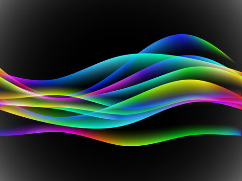 Vector colorful waves abstract geaphics 02 waves geaphics colorful abstract   