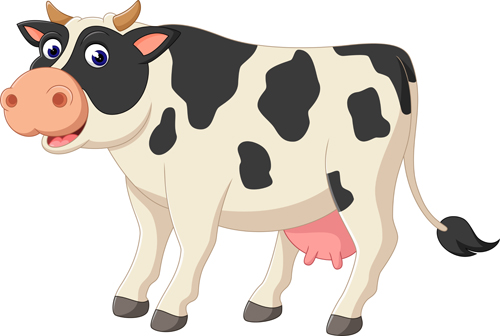 Cartoon baby cow vector illustration 06 illustration cow cartoon baby   