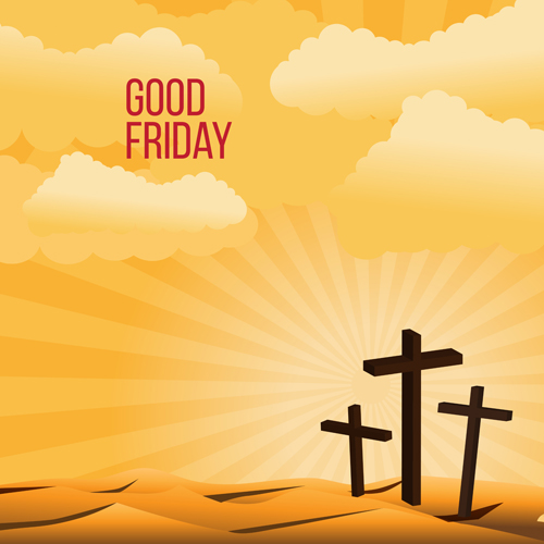 Vector good friday background design 10 good friday background   