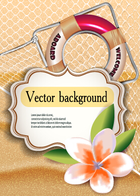 Holiday summer travel sea background vector 06 travel summer sea holiday background   