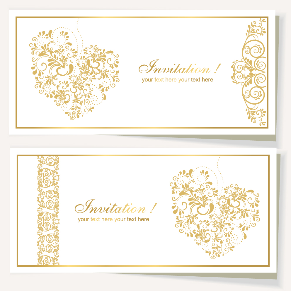 Elegant invitation card for wedding vector 03 wedding invitation elegant card   