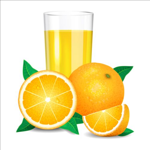 Fresh orange juice vector material 02 orange juice fresh   