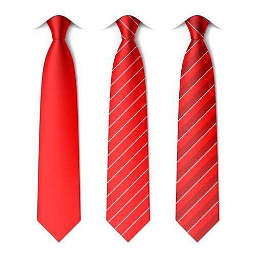 Red ties vector material ties red   